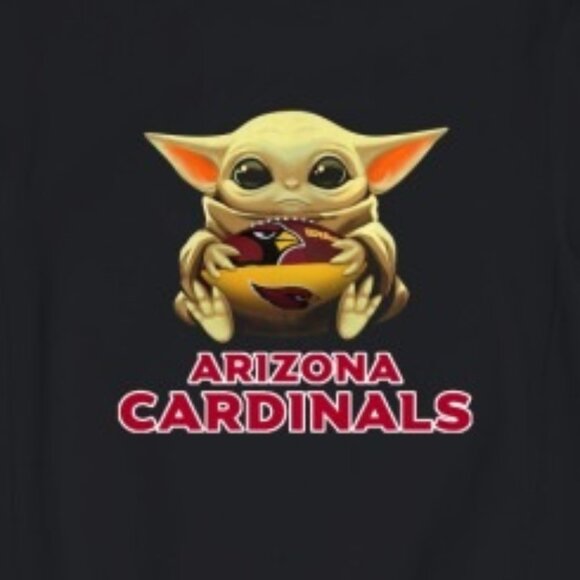Arizona Cardinals Baby Yoda Star Wars NFL Football Christmas Sweatshirt 159 - Picture 2 of 5
